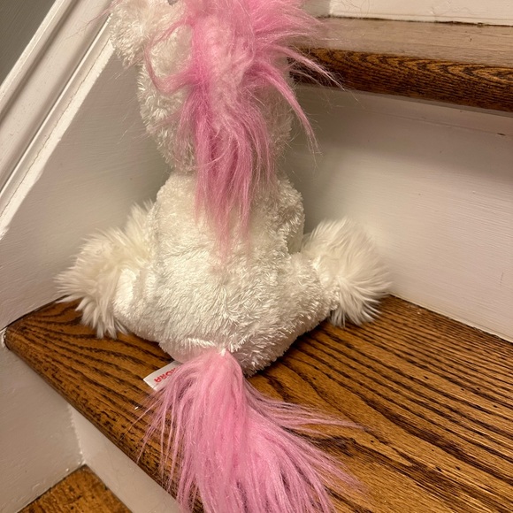 Unicorn Aurora World Dreaming of You White Pink Fluffy Feet 11” - Picture 2 of 3